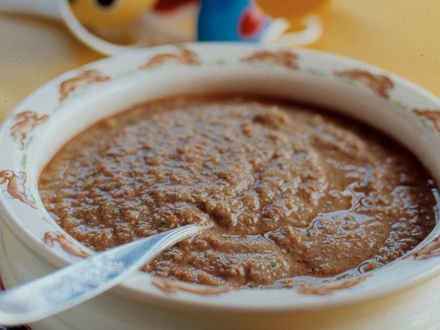 طرز تهیه غذای کمکی نوزاد – سوپ جگر